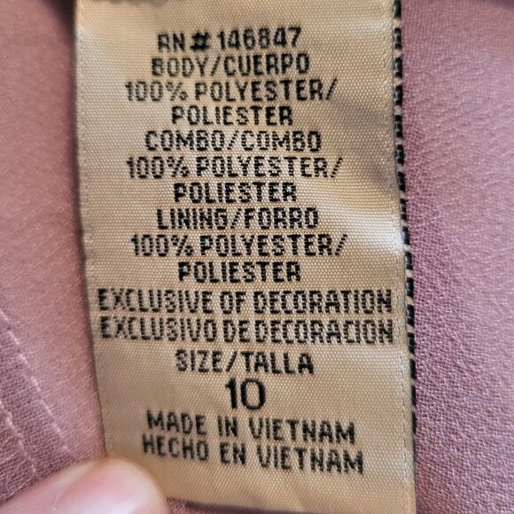 NWT Maya Brooke Tea Rose Sequined Lightweight 2 Piece Tank Dress & Jacket Sz 10 - Picture 11 of 15